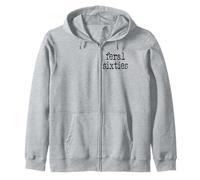 Feral 60s Funny 60th Birthday I'm 60 In My Feral Sixties Era Sudadera con Capucha