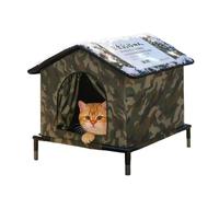 Feral Cat House Outdoor - Bodega de invierno, plegable para mascotas, tienda de campaña para invierno, patio, balcón y patio