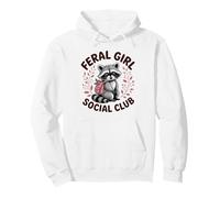 Feral Girl Social Club Lindo Mapache Animal Sudadera con Capucha