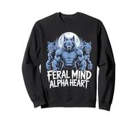 Feral Mind Alphaheart Werewolf Strength Sudadera
