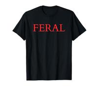 FERAL Paint The Town Red Design Feral Friends Camiseta