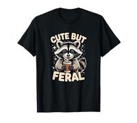 Feral Raccoon Hot Chocolate Winter Vibes Cozy Cocoa Camiseta