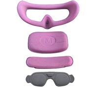 Ferbao Cubierta de protección de lente para DJI Avata 2 Goggles 3, máscara de espuma para DJI Avata 2, gafas 3 accesorios (rosa)
