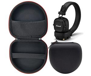 Ferbao Funda de Transporte rígida para Auriculares Marshall Major 2 3 4 (Negro)
