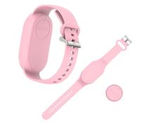 Ferbao Pulsera Smart Tag 2, soporte de silicona para Samsung Galaxy SmartTag2, funda protectora, correa de reloj para niños (rosa)