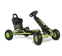 Ferbedo AR 8G (Kart en Negro/Verde, con Volante de Sonido y neumáticos de Aprox. 5-11 años) 112005