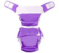 FERCAISH Pañal de tela reutilizable para adultos, lavable e impermeable, protección contra la incontinencia, ropa interior con máxima absorción para el cuidado de la incontinencia de adultos,