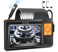 Ferdiiz Camara Endoscopica Doble Lente, Pantalla LCD 4,3 Pulgadas 1920P HD IP67 Impermeable, 8+1 Leds Ajustables Endoscopio Camara de Inspeccion(10M)