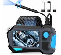 Ferdiiz Endoscopio Camara de inspeccion 1920P HD, Doble Lente y rotación 720°, Cámara Endoscópica con Pantalla IPS de 4,5 Pulgadas y IP68, 8+1LED (5M)