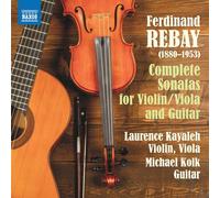 Ferdinand Rebay Ferdinand Rebay: Complete Sonatas for Vio (CD) (Importación USA)