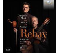 Andrea Dieci y Piercarlo Sacco – Rebay: Música completa para violín y guitarra
