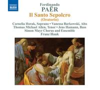 Ferdinando Paer Ferdinando Paer: Il Santo Sepolcro (CD) Album (Importación USA)