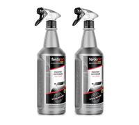 ferdotec® removedor de insectos 2x1000 ml | Limpiador de insectos premium extra fuerte para superficies de vidrio, pintura y plástico con un efecto profundo | Eliminador de insectos para coches, motos