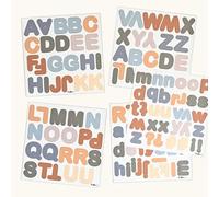 Ferflex - Juego magnético Educativo para niños - Alfabeto magnético - Letras magnéticas Multicolores - Se Puede Utilizar en Todas Las Superficies magnéticas - Juego para niños de 3 años - 125 imanes