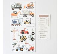 FERFLEX - Juego magnético Educativo para niños - Equipo de construcción - Se Puede Utilizar en Todas Las Superficies magnéticas - Juego para niños de 3 años - 39 imanes