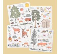 Ferflex - Juego magnético Infantil - En el Bosque - Apto para Todas Las Superficies magnéticas - Juego Infantil 3 años - 57 imanes