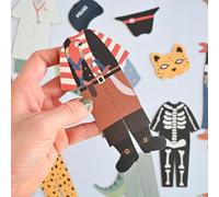 Ferflex - Juego magnético Infantil - Mis Disfraces - Se Puede Utilizar en Cualquier Superficie magnética - 3 años - 5 Hojas de 32 imanes Blandos