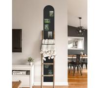 FERFLEX - Kit de papel pintado magnético redondeado - Versión adhesiva permanente - Pizarra borrable - Decoración mural - 8 imanes plateados incluidos -2mx28cm