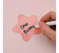 FERFLEX - Lápices magnéticos - Fresa - Para colocar en todas las superficies magnéticas - Decoración del hogar -Feltro incluido