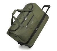 FERGÉ Bolsa de viaje grande con ruedas ampliable y compartimento para zapatos - París Trolley equipaje de mano con correas tensoras