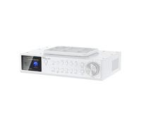 Ferguson Regent Cucina 200 - Radio de Cocina Digital con Bluetooth, FM/Dab+, Pantalla LCD a Color, luz LED integrada, Temporizador de Cocina de hasta 240 Minutos, Doble Alarma, Montaje bajo Mueble