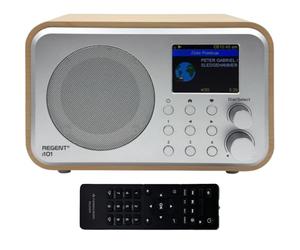 Ferguson Regent i101 - Radio Internet Wi-Fi con Bluetooth FM/DAB/DAB+ Radio FM, radio despertador, ecualizador, pantalla a color, USB, AUX IN, Line Out, UPnP, Sleep Timer, control por aplicación