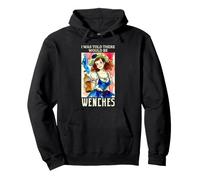 Feria del Renacimiento Wenches Humor de Taberna Medieval Sudadera con Capucha