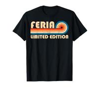 FERIA Retro 70s 80s Sunset Stripe Camiseta