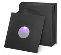 Feriany 10 fundas de vinilo para , de papel kraft, Negro