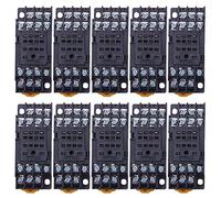 Feriany 10X PYF14A Base de Enchufe del Rele de Potencia del Carril DIN 14 para MY4NJ HH54P MY4
