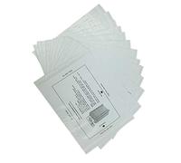 Feriany 12 hojas lubricantes trituradoras de papel, aceite lubricante portátil, tipo de papel, aceite lubricante para