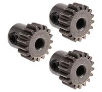 Feriany 3 piezas 3.175mm eje piñón acero motor engranaje 32DP 48DP 64DP M0.6 para 1/10 1/8 RC coche 3650 3660 piezas 17T