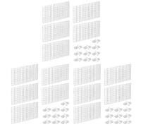 Feriany 30 unidades de divisores para acuario, filtro divisor, rejilla separadora, rejilla de aislamiento con 60 ventosas
