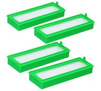 Feriany 4 filtros adecuados para aspiradora Vorwerk Kobold VR200 y VR300 robot aspirador para el cubo de