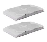 Feriany 400 tapas de aluminio para espresso, selladas a cápsulas reutilizables, cápsulas de café, compatibles con no compatibles