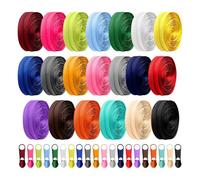 Feriany 55,6 m, 20 unidades de cremalleras de costura, paquete grande, 5 cremalleras de nailon en espiral, diferentes cremalleras de costura para manualidades, suministros de costura