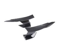 Feriany Alerón difusor universal de fibra de carbono para parachoques delantero de coche, aletas para cuerpo