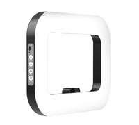 Feriany Anillo de mano LED recargable lámpara de llenado portátil móvil transmisión en fotografía escritorio selfie luz