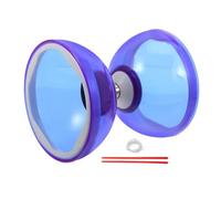 Feriany Bola de Diabolo Triple Rodamiento de Bolas de Malabarismo, Juego de Bola de Cristal Azul