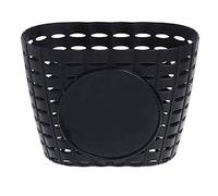 Feriany Canasta de Bicicleta para NiñOs, Canasta de PláStico para Bicicleta con Manillar Delantero para Almacenamiento, Negro