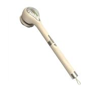 Feriany Cepillo corporal eléctrico Cepillo de espalda Cepillo de baño automático para ducha Amarillo