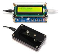 Feriany Decodificador Morse CW mejorado + Kit de carcasa + botón con LCD digital. Kit De Entrenamiento Morse Code Decoder.
