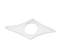 Feriany Distribuidor lateral transparente (grande, 25 mm), soporte lateral para anillo de pulgar, marcapáginas transparente, accesorios de lectura