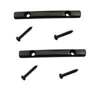 Feriany Guitar String Tree Guides - Cordal para guitarra Strat Tele Guitar, color negro (2 unidades)