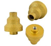 Feriany Juego de 3 Brocas Escalonadas de 20-35-50 mm, Fresa de Ranura Recta, Abridor de Agujeros de Mármol y Metal, Herramienta para Trabajar la Madera