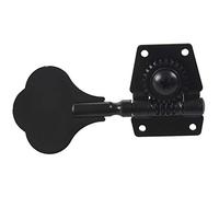 Feriany Juego de 4 clavijas de afinación para guitarra, clavijas eléctricas para bajo y guitarra, color negro