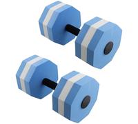 Feriany Juego de de Espuma EVA, Pesas de Agua, Aeróbic Acuático, Terapia Acuática, Fitness en Piscina, Entrenamiento Acuático (2 Piezas) Azul
