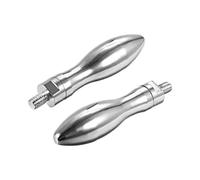 Feriany Manijas de SujecióN Perillas de Tornillo Manija M10 X 12 mm EmpuñAdura Giratoria de Acero Roscada, 2 Piezas