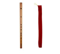 Feriany Miniflauta Piccolo C-Tonart Meibet en bolsa de terciopelo, flauta de bambú, instrumento musical nacional, flauta