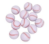 Feriany Paquete de 12 pelotas de béisbol de espuma de sóftbol de 9 pulgadas para adultos y jóvenes, para entrenamiento de bateo y lanzamiento